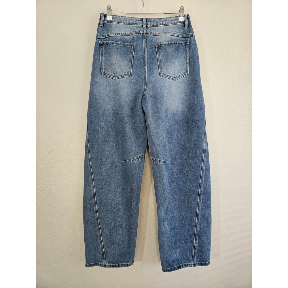 NWT Commense Denim Curved Leg Jeans, Size M (US 6) - Picture 4 of 9